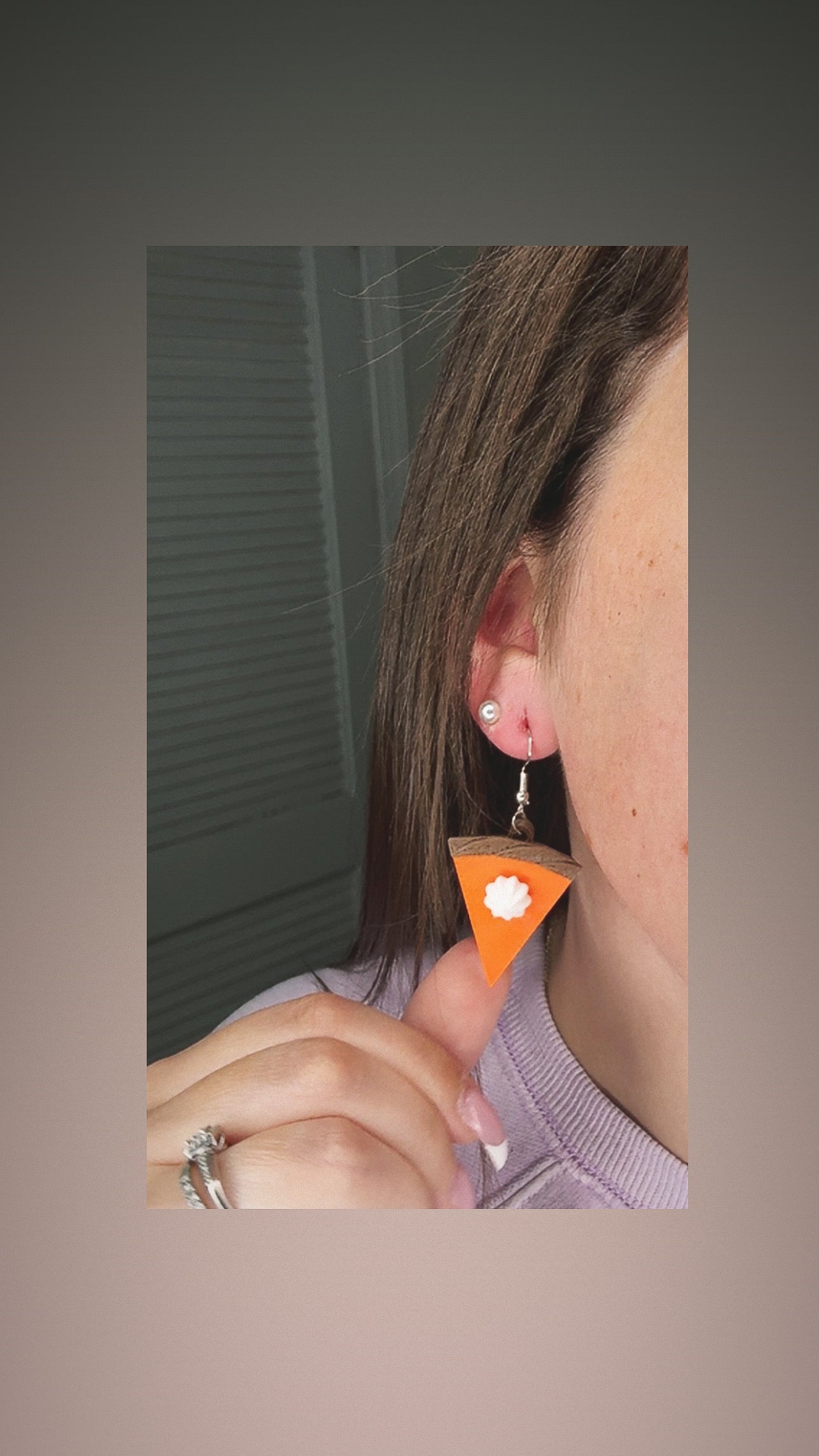 Pumpkin Pie Earrings
