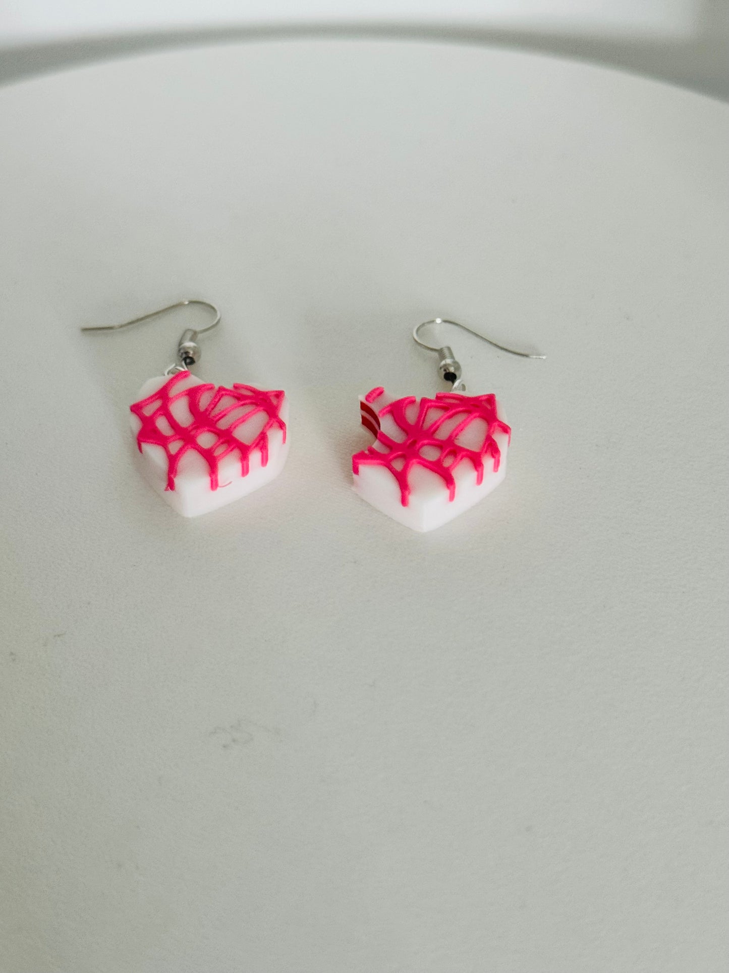 "Be My Valentine" Cake Earrings