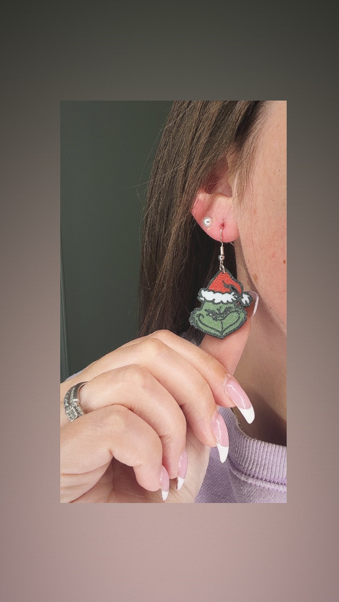 Grinch Earrings