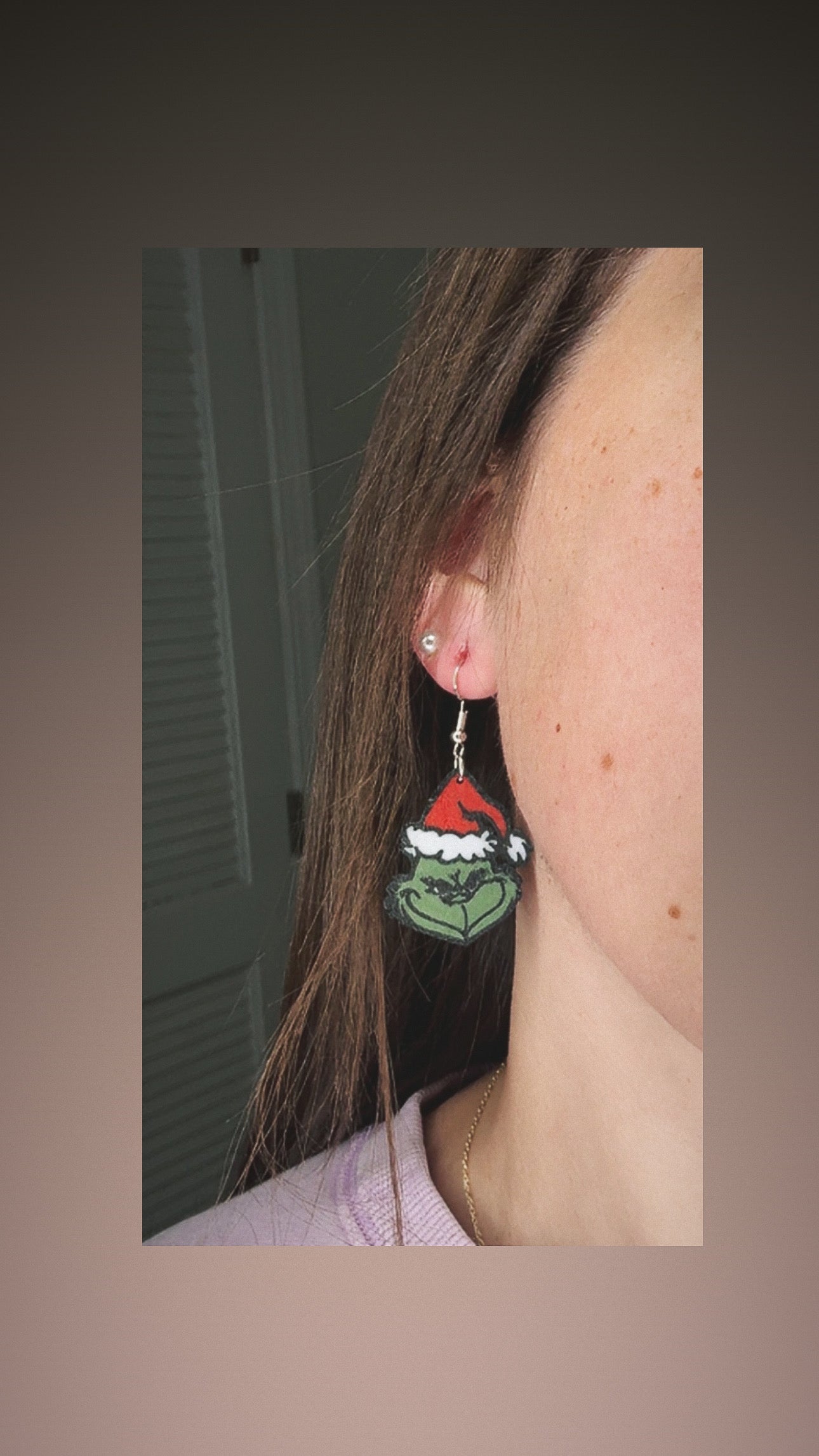 Grinch Earrings