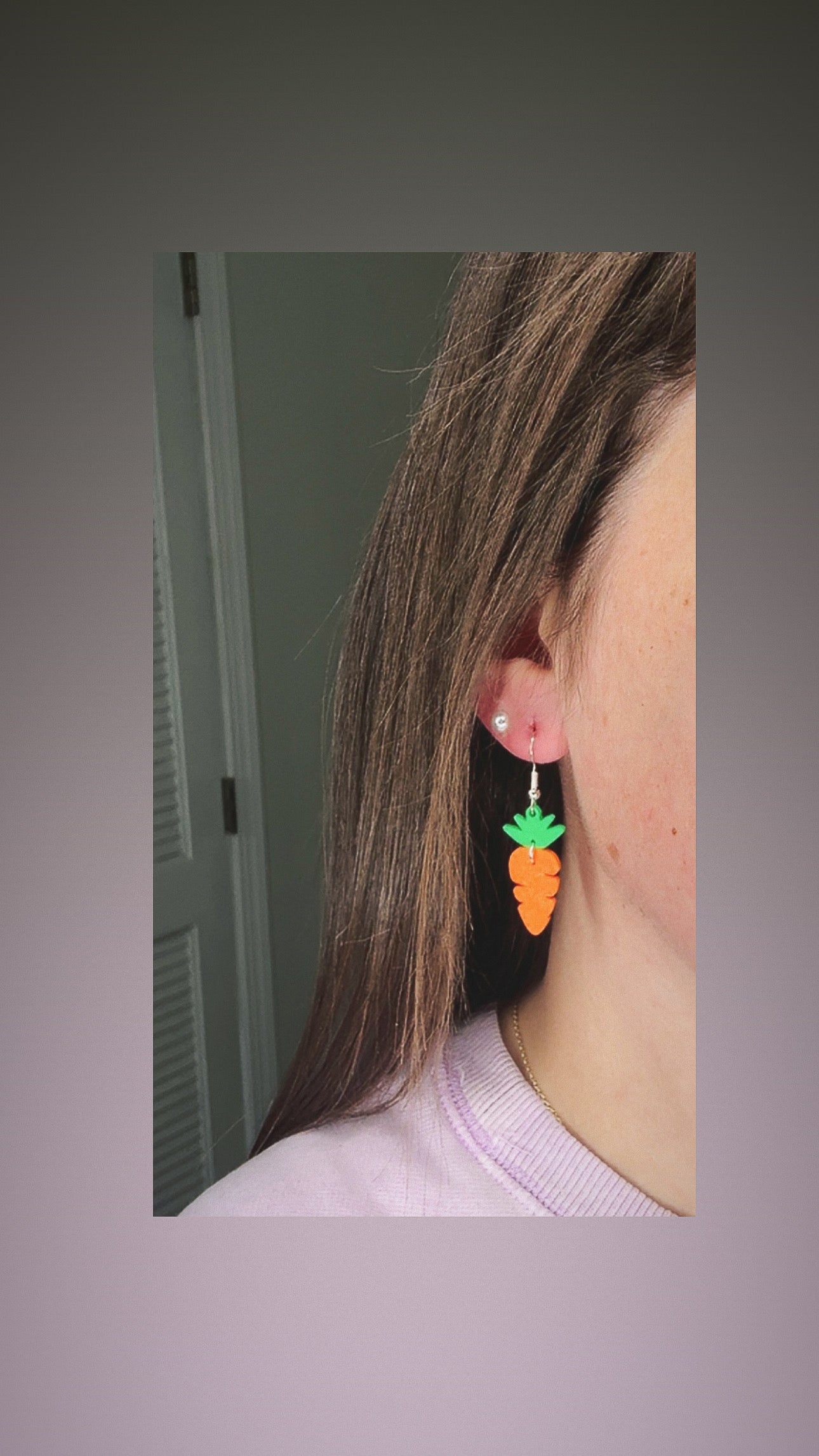 Carrot Earrings