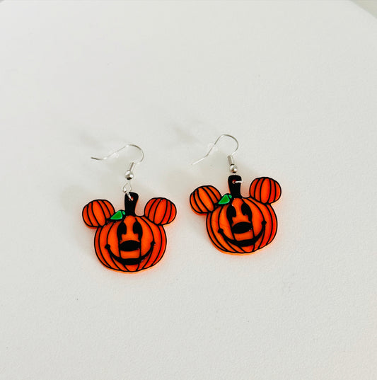 Mickey Pumpkin Earrings