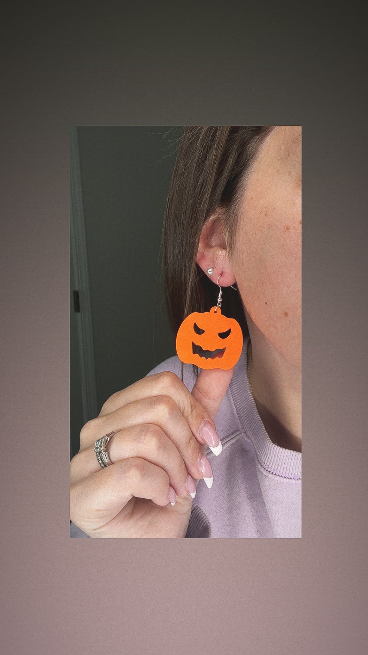 Jack O' Lantern Earrings