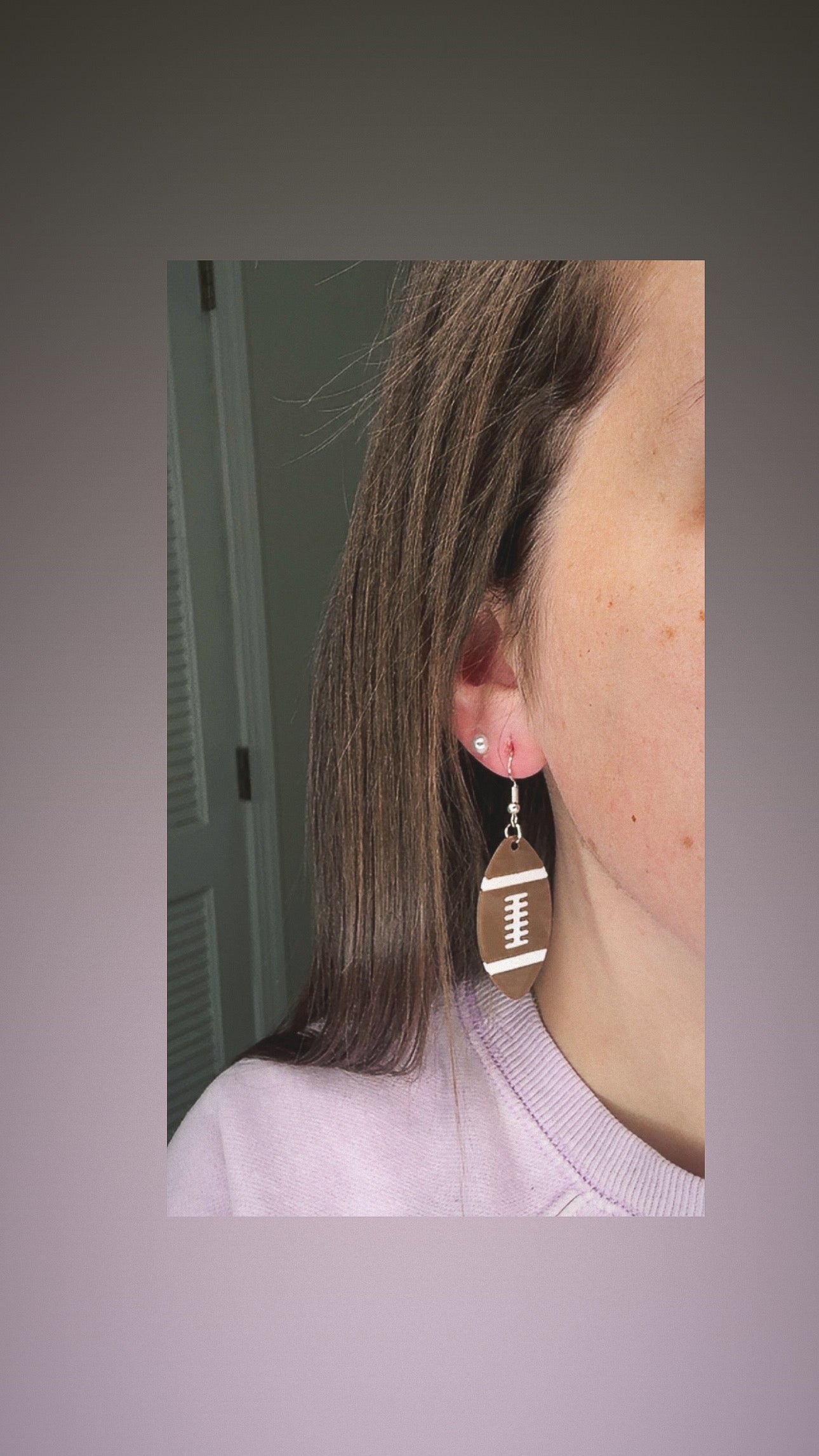 Football Earrings