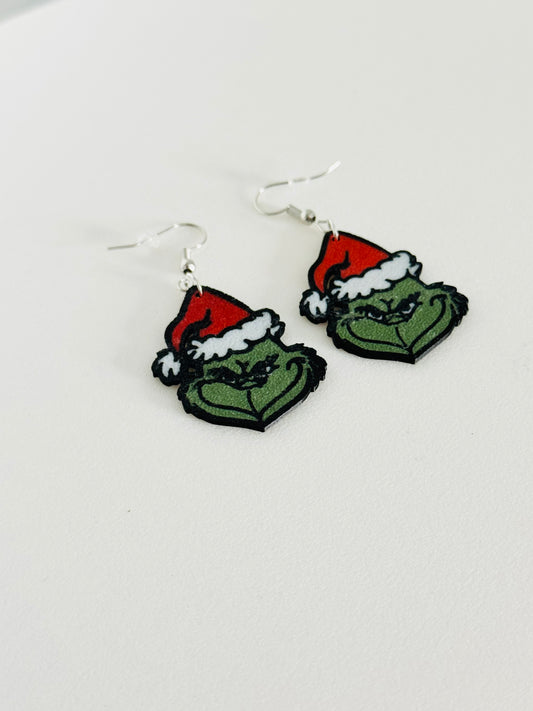 Grinch Earrings