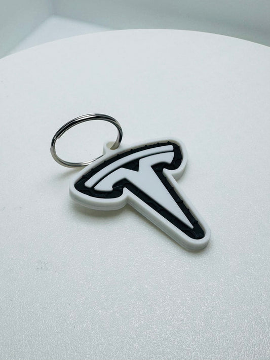 Tesla Logo Keychain